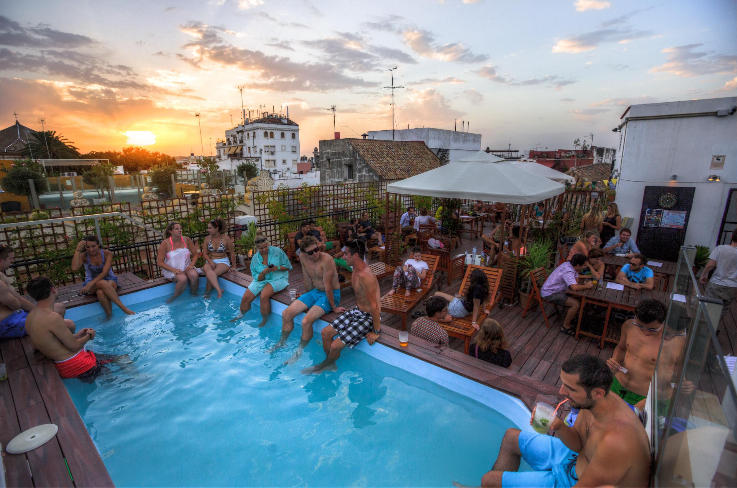 Joy Plaza De Armas Hostel Seville Luaran gambar